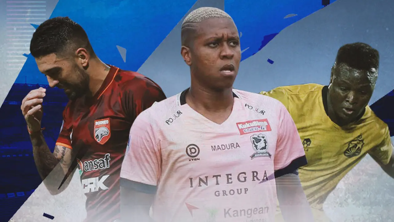 BRI Liga 1 - Jonathan Bustos, Jaja, Ezechiel N'Douassel