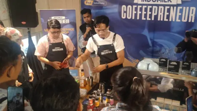 Media Workshop Indomilk Coffeepreneur di Jakarta.