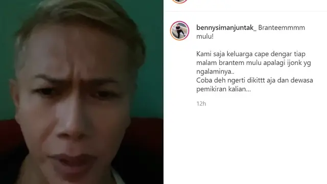 Jonathan Frizzy - Dhena Devanka (Foto: Instagram/@bennysimanjuntak_)