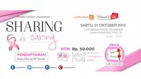 Bulan Oktober menjadi bulan kesadaran kanker payudara (breast cancer awareness month) internasional. 