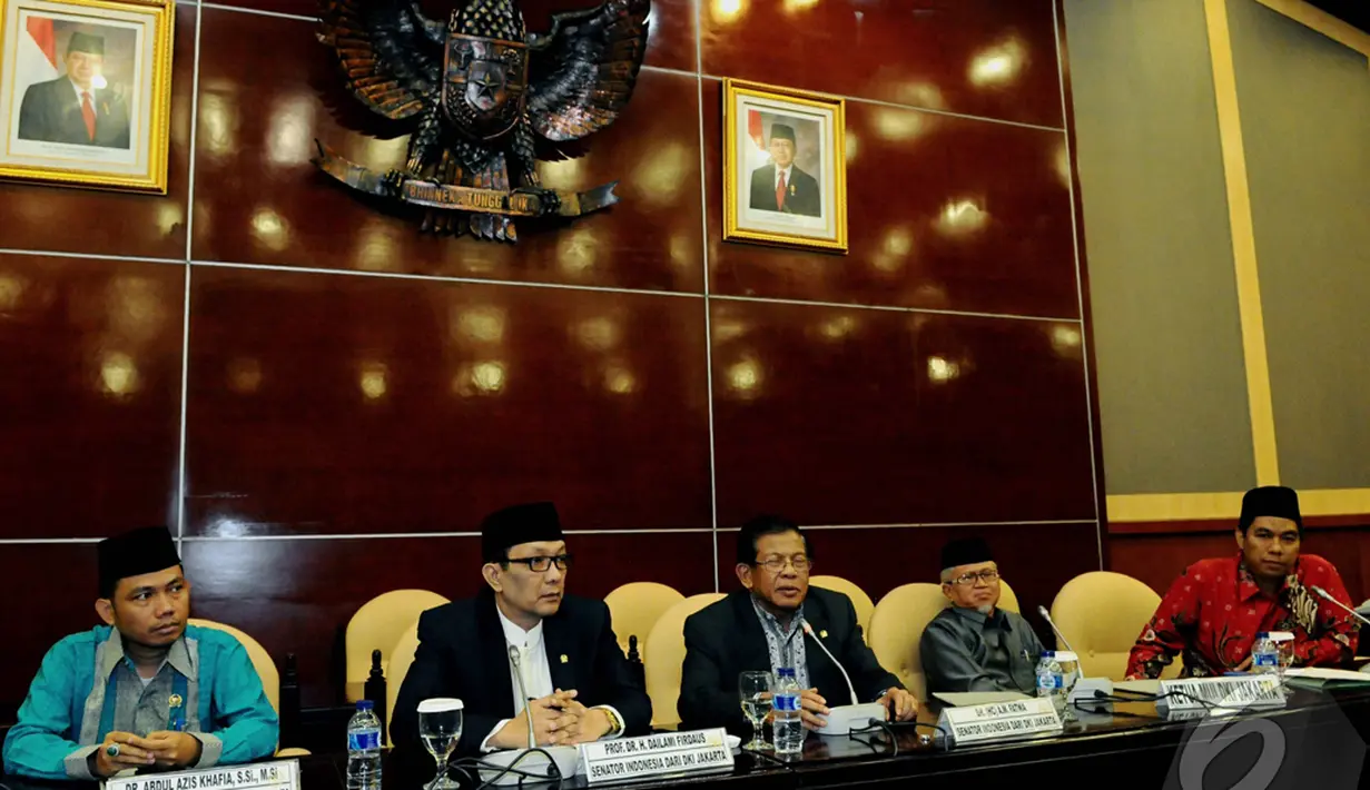 Suasana rapat dengar pendapat MUI DKI Jakarta dengan DPD tentang pergantian kepala daerah DKI Jakarta, Selasa (11/11/2014) (Liputan6.com/Andrian M Tunay)