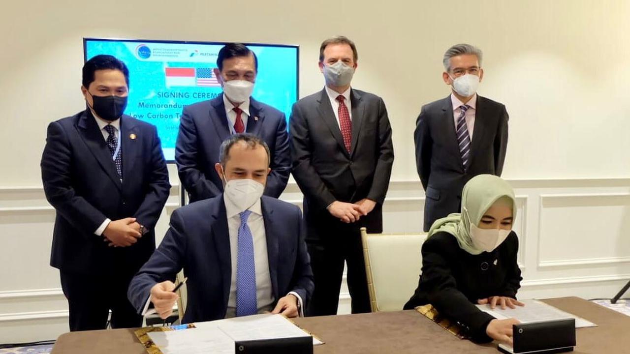 Disaksikan Luhut, Pertamina Gandeng ExxonMobil Kembangkan Teknologi ...