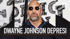 Pengakuan Dwayne Johnson pernah mengalami depresi.