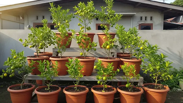 Ide Kebun Jeruk Nipis Ekonomis di Teras Rumah