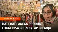 Berbagai produk lokal dijajakan di salah satu bazar di Jakarta Selatan. Ada baju hingga kerajinan tangan produk lokal yang dijajakan. Selain berbelanja, kita juga bisa ikut mendukung UMKM.