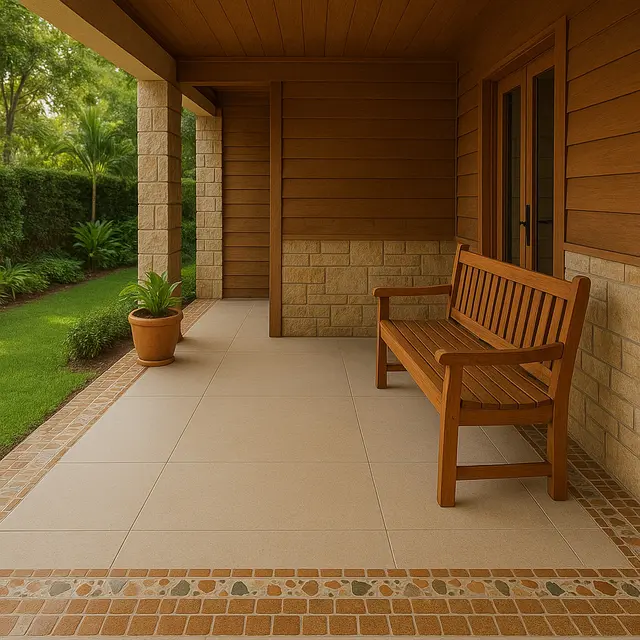 Model Teras Lantai Teraso Minimalis (Foto: ChatGPT)