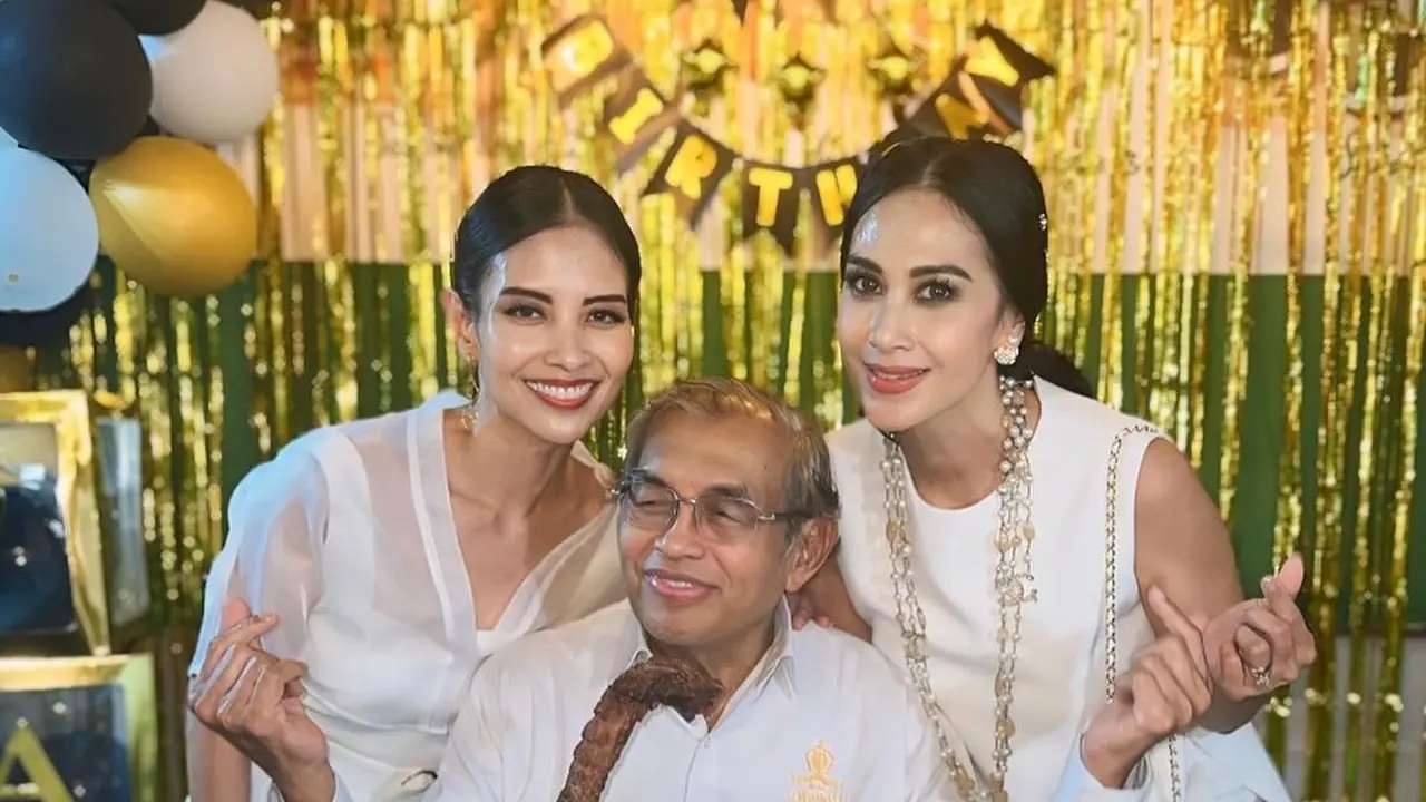 Potret perayaan ulang tahun ke-84 Ayah Diah Permatasari (Sumber: Instagram/@dps_diahpermatasari)