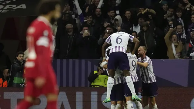Hasil Toulouse vs Liverpool di Liga Europa