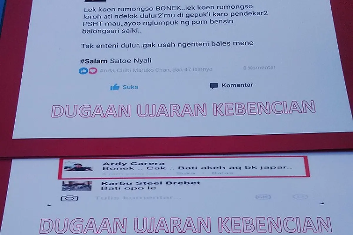 Ujaran Pemicu Tewasnya 2 Anggota Perguruan Silat di Tangan Bonek