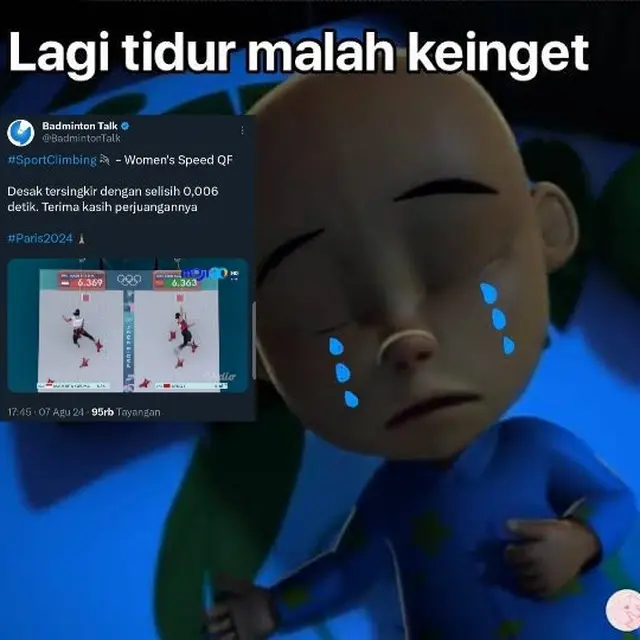6 Meme Momen Nyesek di Olimpiade,