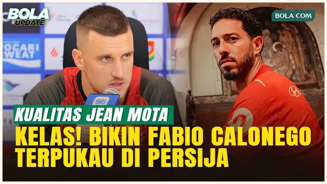 Fabio Calonego Puji Kualitas Jean Mota, Adaptasinya Cepat di Persija Jakarta