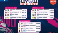 Jadwal dan Live Streaming Livoli Divisi Utama Pekan Ini di Vidio, 8-10 November 2022. (Sumber : dok. vidio.com)