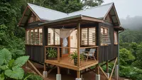 10 Konsep Rumah Panggung Mini Cocok untuk Daerah Lembap, Visual Memikat