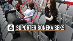 Manekin untuk meramaikan tribun tersebut ternyata boneka seks.