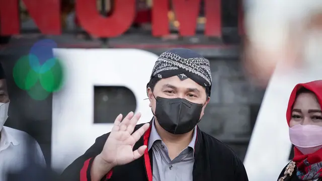 Menteri BUMN RI, Erick Thohir tentang kunjungan ke Monumen Bantarangin Ponorogo.