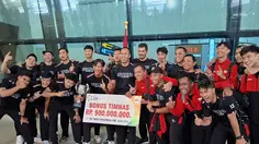 Timnas Putra Voli Indonesia Tiba di Indonesia, Sang Pencetak Sejarah Disambut Meriah