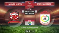 Madura United Vs PSM Makassar (Bola.com/Adreanus Titus)