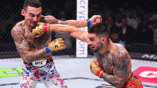 Ilia Topuria and Max Holloway