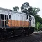 Kereta KA Siliwangi berhenti di Stasiun Cipatat. (Foto: Liputan6.com/Muhamad Husni Tamami)