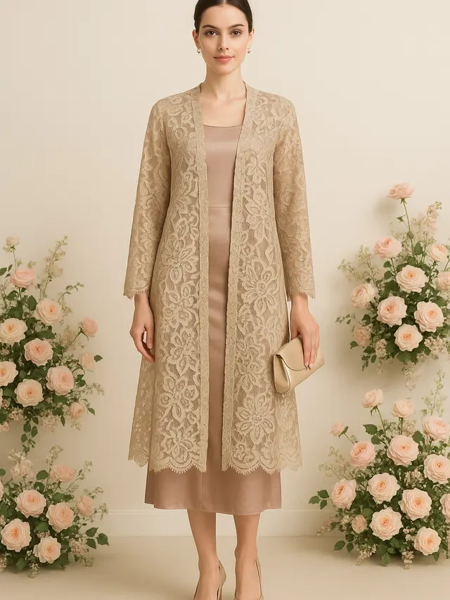 Model Cardigan Brokat Buat Layering Kondangan Outdoor