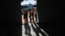 Menurut Badan Perserikatan Bangsa-Bangsa untuk Palestina (UNRWA) pada Senin (14/4/2025), ada lebih dari 70% persen sekolah di Jalur Gaza telah dihancurkan oleh serangan pasukan Israel sejak Oktober 2023. (Omar AL-QATTAA/AFP)