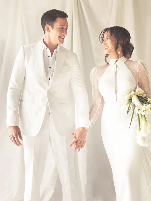 7 Potret Prewedding Mike Lewis dan Janisaa Pradja, Elegan Bernuansa Putih