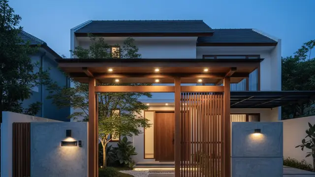 8 Model Gapura Depan Rumah Minimalis, Tampil Elegan dan Jadi Pusat Perhatian dari Gerbang Pertama