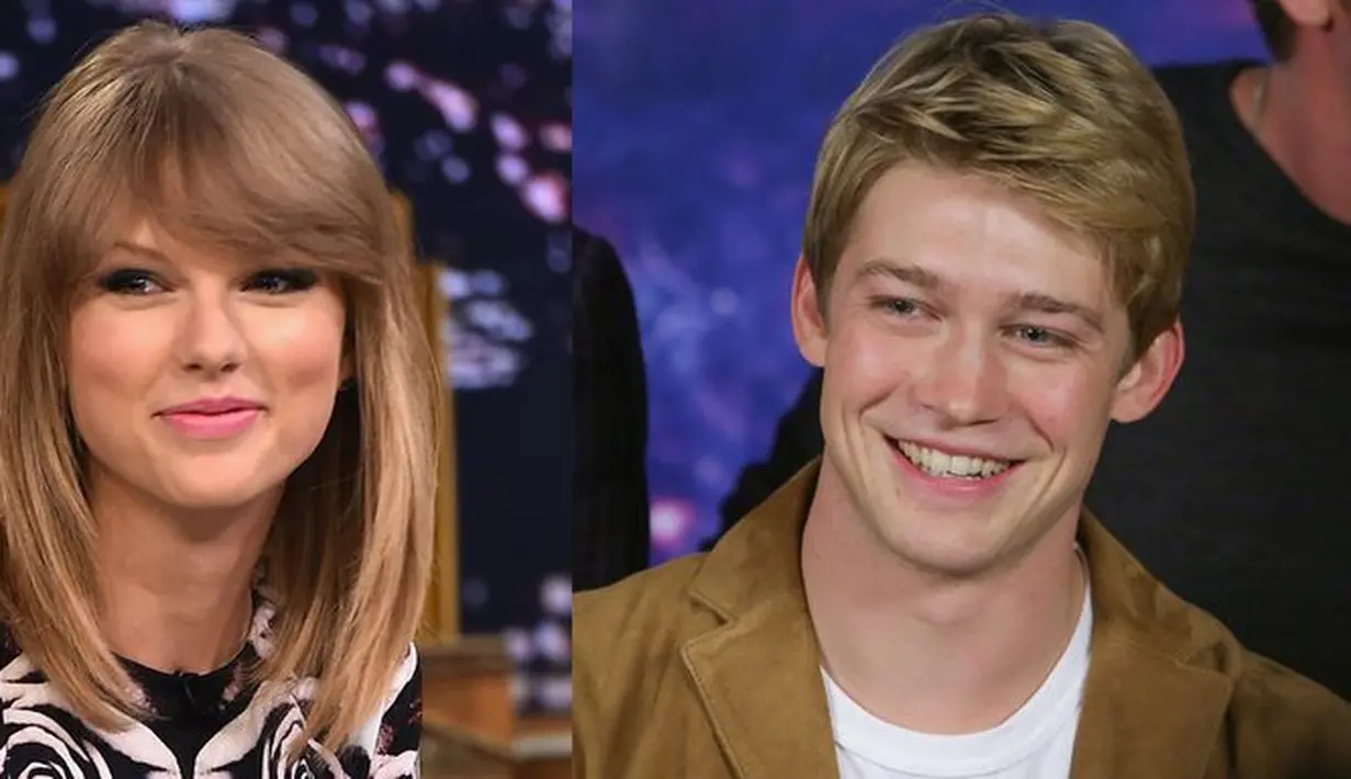 Taylor Swift dan kekasihnya tersebut terpotret tengah berenang di Laut Caribbean. (Elle)