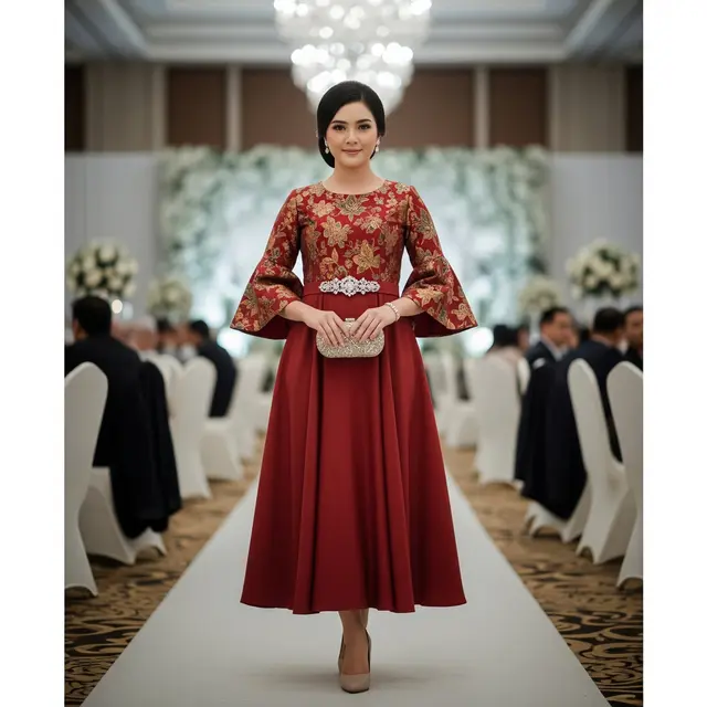 Elegansi Brokat Malam Hari