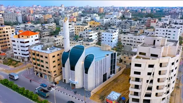 Masjid Syekh Ajlin, Gaza, Palestina. (Foto: Dok. Tim Ridwan Kamil)