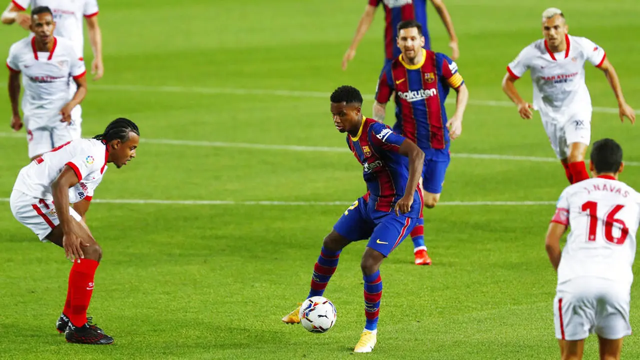Bermain di Camp Nou, Barcelona Ditahan Imbang Sevilla