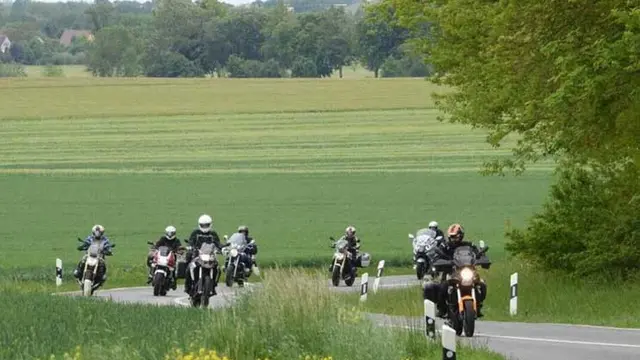 Bikers Jerman lakukan protes terkait pembatasan kecepatan