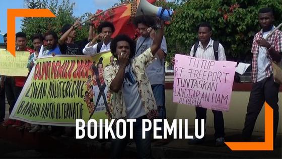 VIDEO: Mahasiswa Ajak Masyarakat Boikot Pemilu