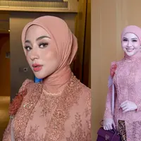 Dua sahabat terdekat sang pengantin, Kesha Ratuliu dan Margin Wieheerm, didapuk menjadi pengiring di momen istimewa tersebut, berdiri di sisi kanan dan kiri Syifa saat berjalan menuju meja akad. [@danybarca22/@
byisabellefarradiva].