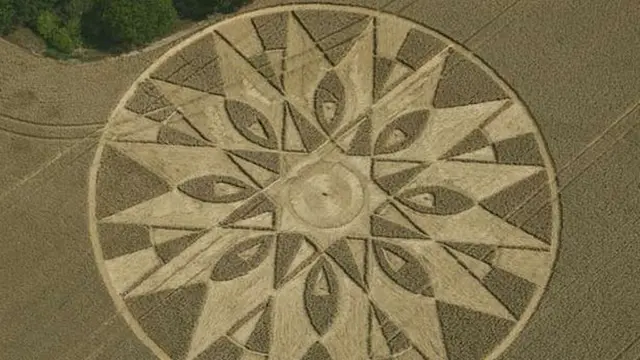Crop Circle di Dusun Ksatria Templar