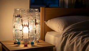 Cara Membuat Lampu Tidur dari Botol Plastik. (Gemini AI)