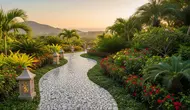 7 Cara Membuat Jalur Kebun dari Pecahan Keramik Bekas, Estetik Mirip Taman Resort