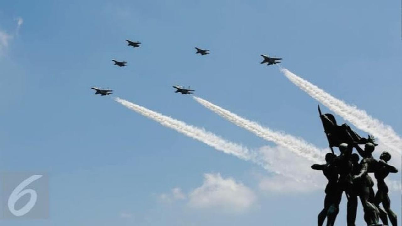 Ilustrasi pesawat tempur.