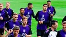 Di EURO 2024, timnas Jerman akan diperkuat tiga pemain senior yang memiliki catatan tampil lebih dari 100 pertandingan. (Tobias SCHWARZ/AFP)