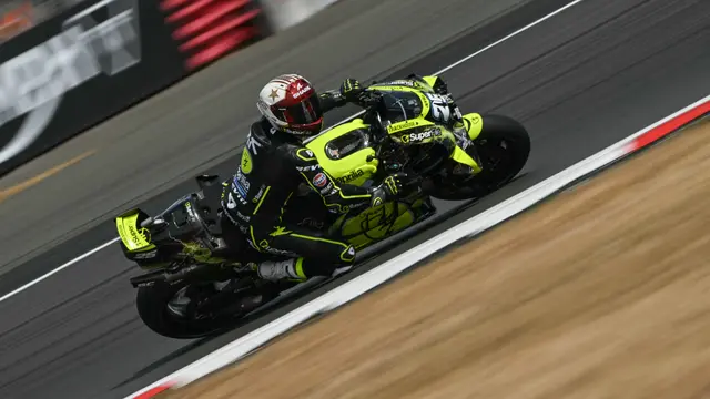 Raul Fernandez beraksi di MotoGP Inggris 2026