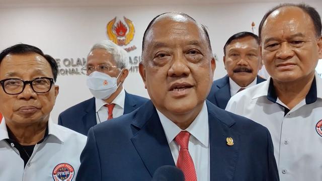 Ketua Umum (Ketum) Komite Olahraga Nasional Indonesia (KONI) Pusat Letjen TNI Purn Marciano Norman