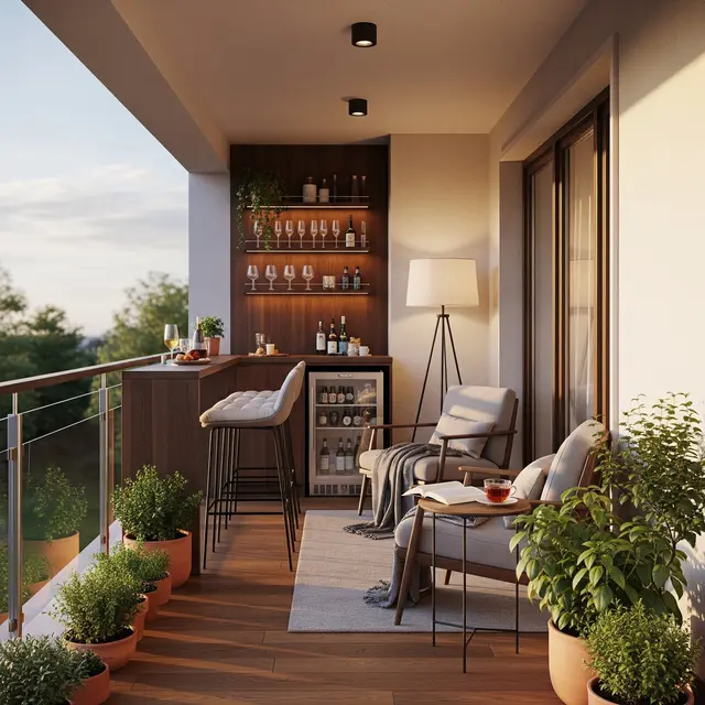 Ide Balkon Rumah Atas (Image by Gemini AI)