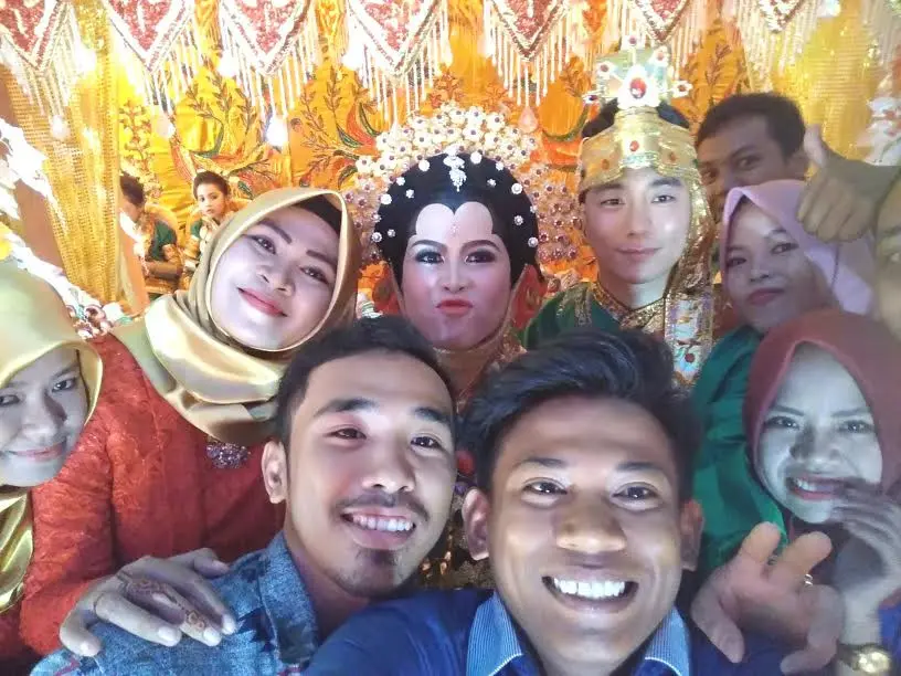 Pria Korea Selatan persunting gadis Bugis (Liputan6.com / Fauzan)