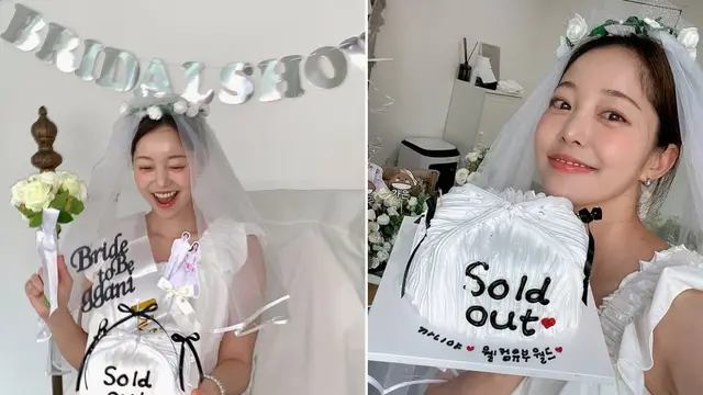 Aktris Korea Kim Ga Eun menikah. (Instagram/ ggani8918)