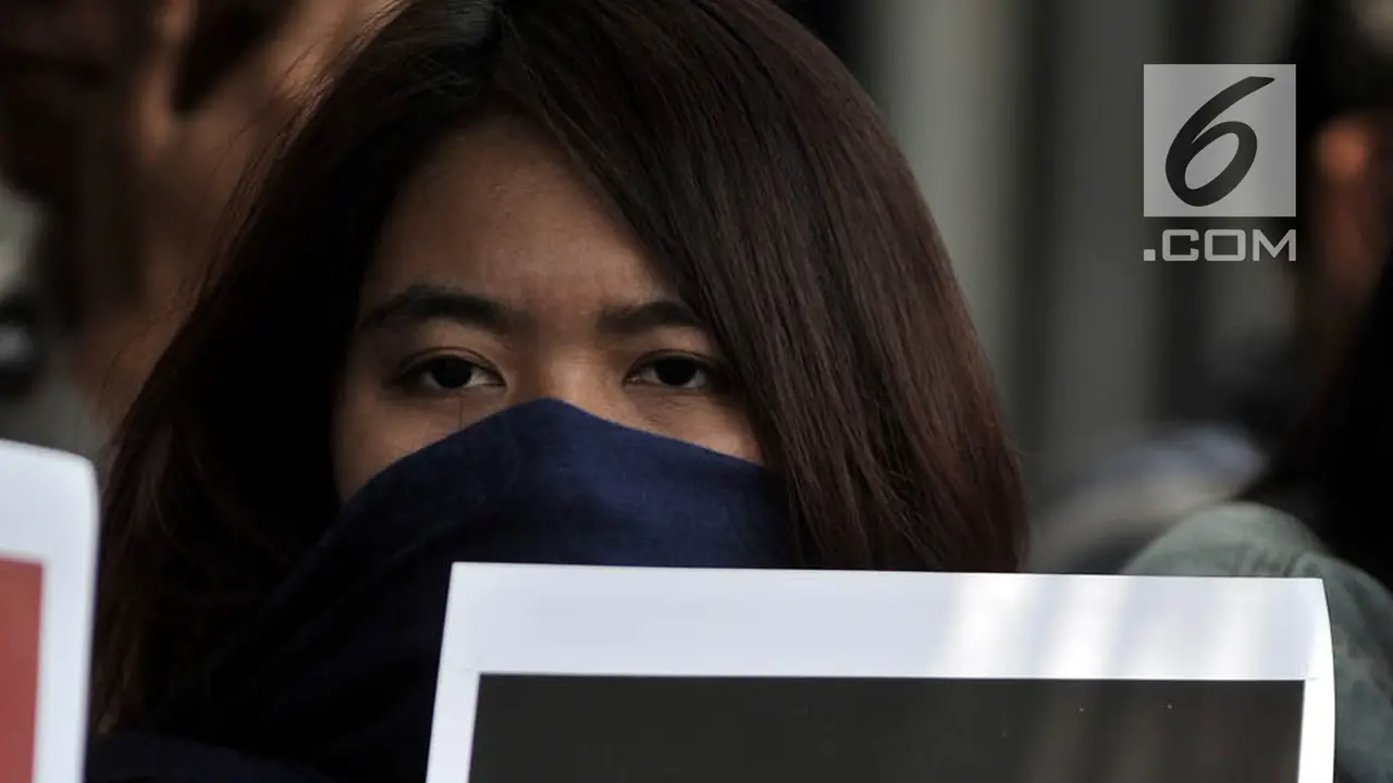 Aksi di Kedubes Arab Saudi Protes Eksekusi Mati Misrin