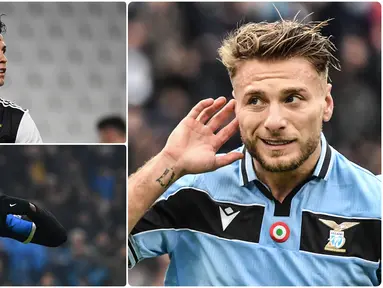 Penyerang Lazio, Ciro Immobile, kembali mengungguli Cristiano Ronaldo dalam persaingan menjadi top skor Serie A Liga Italia. Berikut daftar top skor sementara Serie A musim 2019-2020 hingga pekan ke-35.