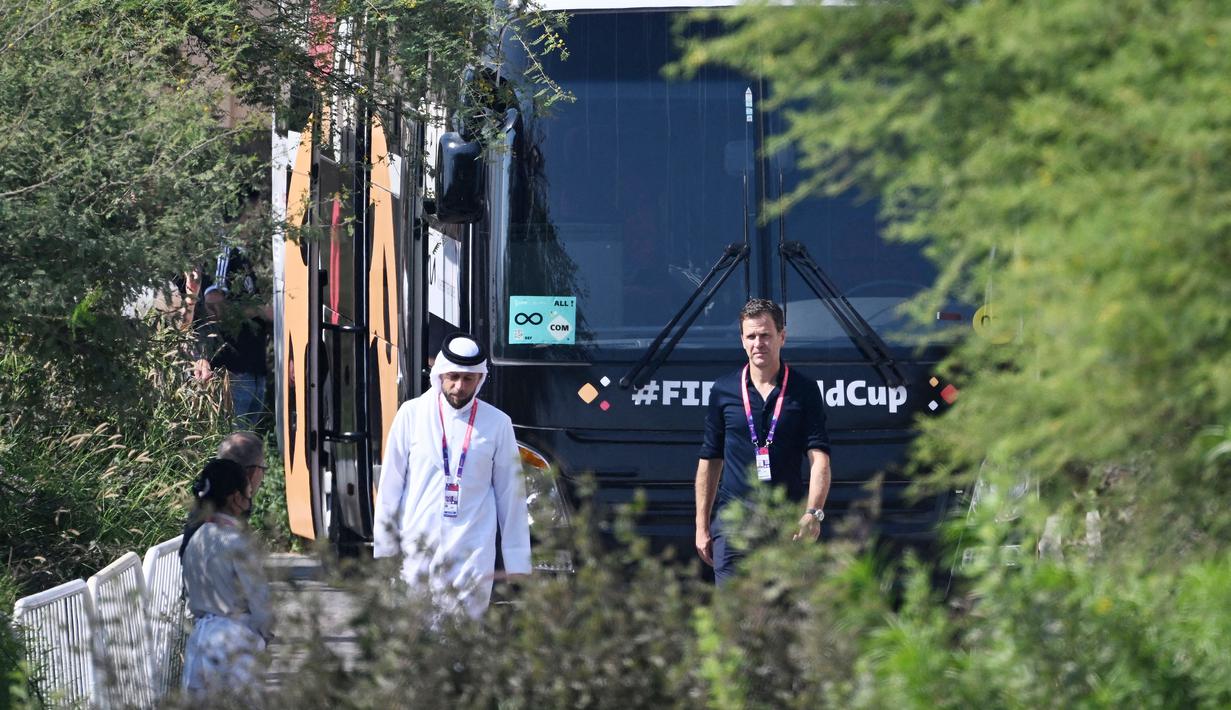 Sepak terjang Timnas Jerman di Piala Dunia 2022 benar-benar mengecewakan. Alih-alih menjadi penantang gelar, Jerman malah langsung angkat koper di fase grup. (AFP/ Ina Fassbender)