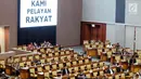 Suasana Rapat Paripurna ke-19 di Kompleks Parlemen, Senayan, Jakarta, Senin (5/3). Sidang ini mendandai berakhirnya masa reses sejak 15 Februari hingga 2 Maret 2018. (Merdeka.com/Iqbal Nugroho)