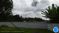 Gunung Ibu kembali erupsi pada Selasa (24/12/2024), pukul 10.32 WIT. (Liputan6.com/ Dok PVMBG)