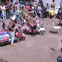 Komunitas Vespa. Foto: Liputan6.com